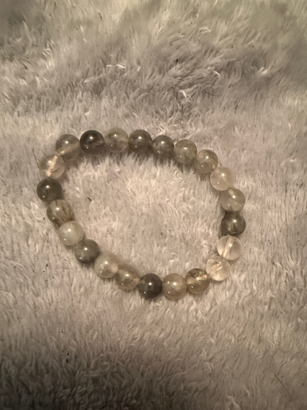 Gray Quartz Bracelet